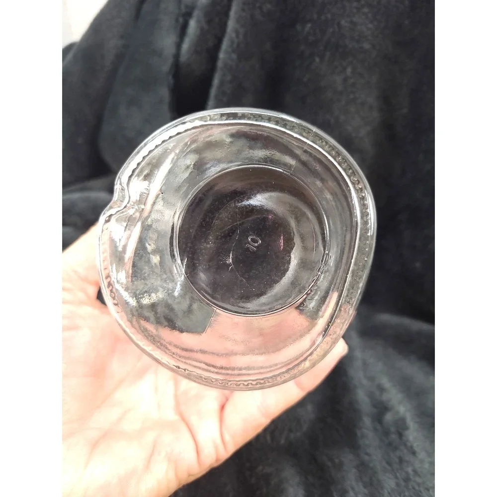 Anchor Hocking Santa Claus Sealed Jar Canister Clear Glass‎ Apothecary 8